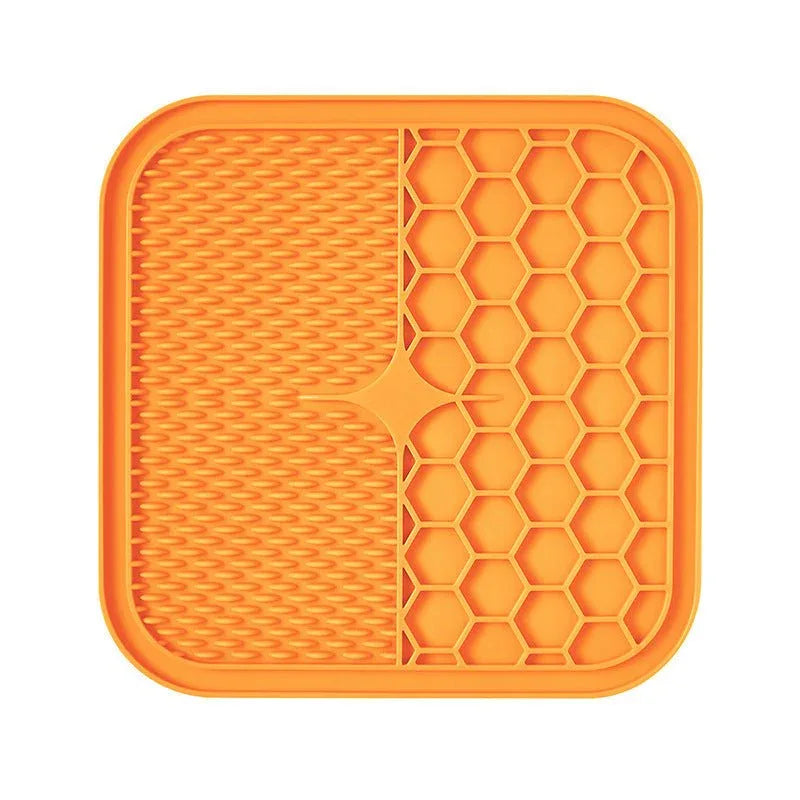 Silicone Pet Cat & Dog Licking Pad Slow Feeding Bowl