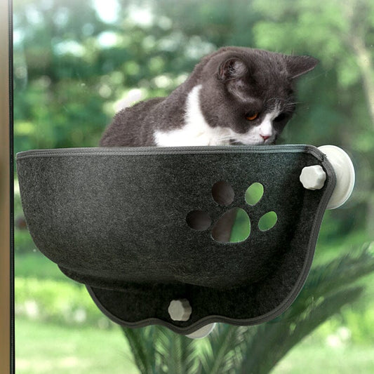 Solsäng för Katter – Bekväm Kattsäng för Fönster med Sugproppsfäste
