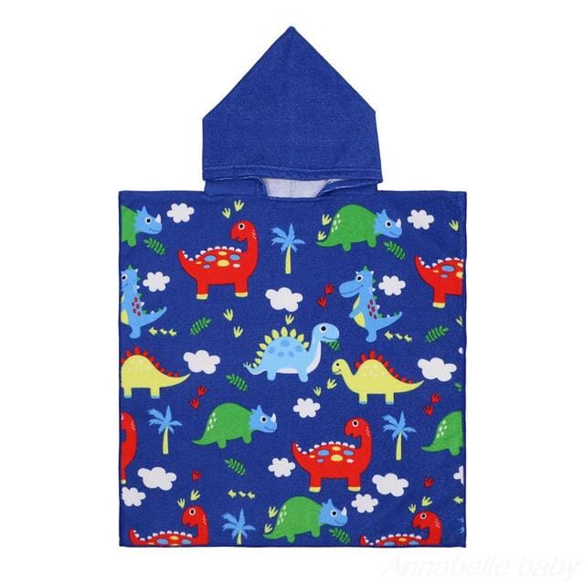 Strandhanddukar med huva för barn