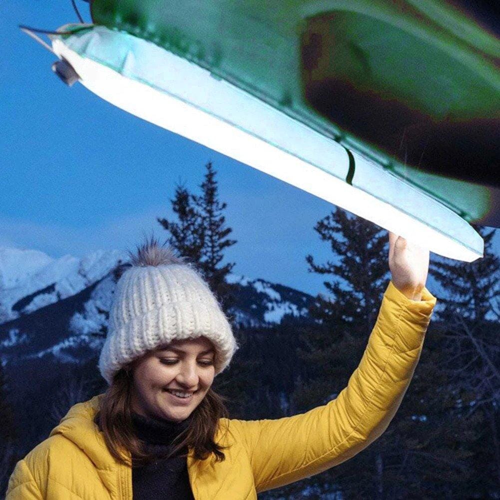 Uppblåsbar Campinglampa – Smart och Portabel Belysning för Alla Äventyr - USB