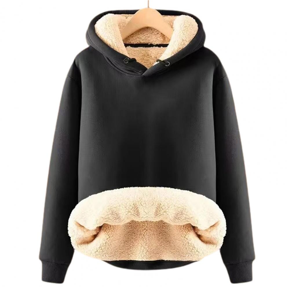Varm Hoodie med Plysch